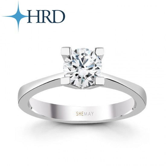 Класически годежен пръстен с диамант 0.80 ct